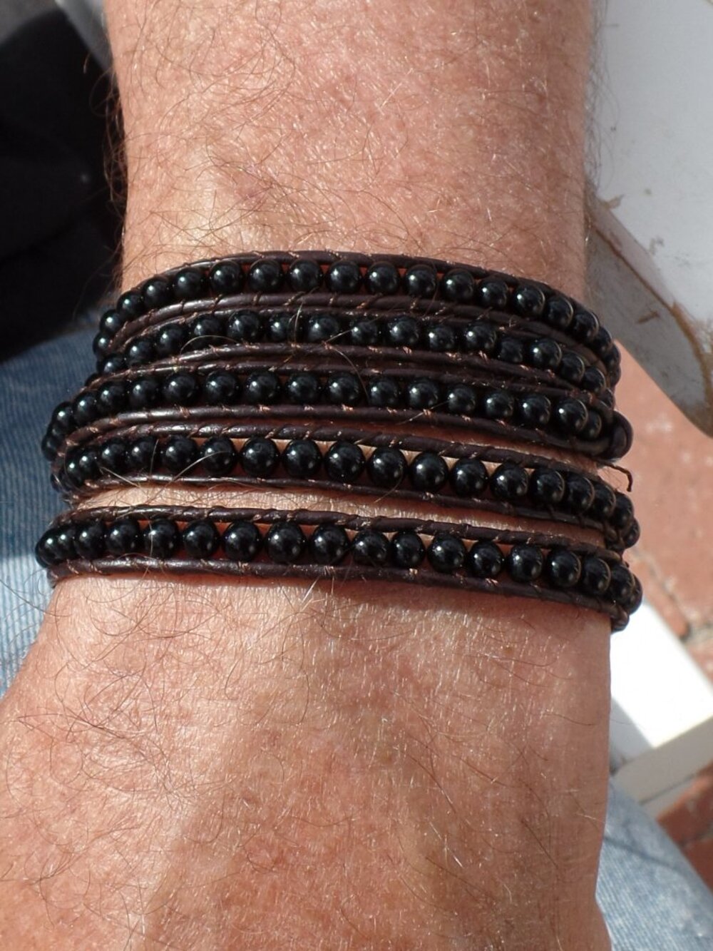 Onyx Wrap Bracelet NWOT